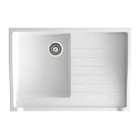 Granitna sudopera RUSTICO 895x610 1ko - Bela